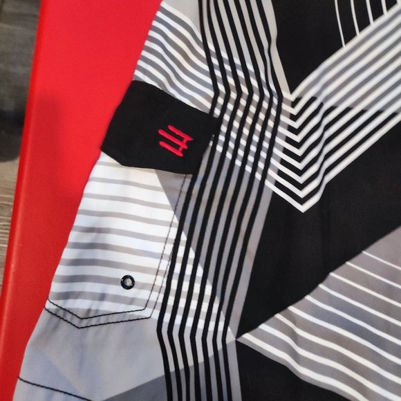 Brody board short grey black white men's size 30 - Picture 6 of 7